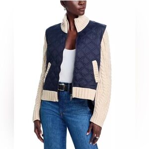 Veronica Beard Patra Mixed Media Jacket Small Worn Once